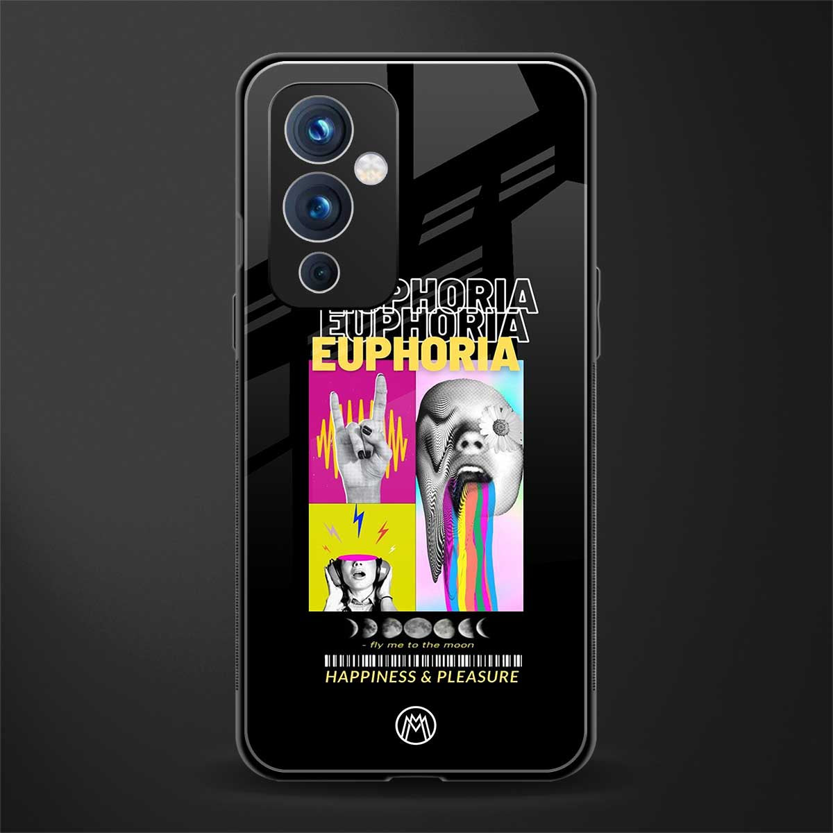 euphoria back phone cover | glass case for oneplus 9