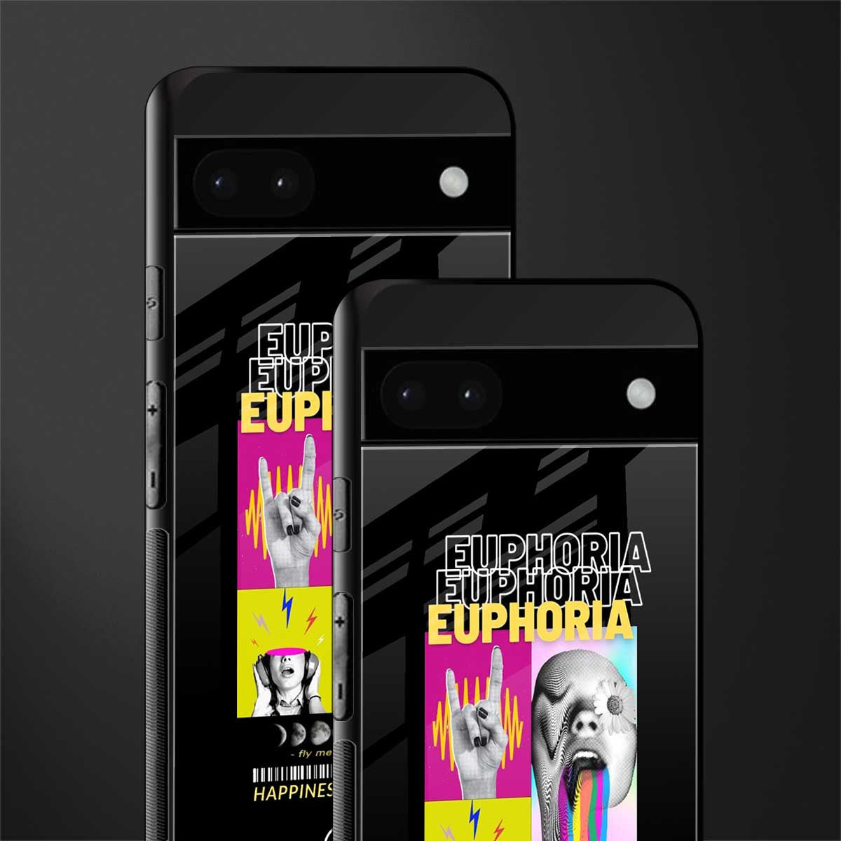 euphoria back phone cover | glass case for google pixel 6a