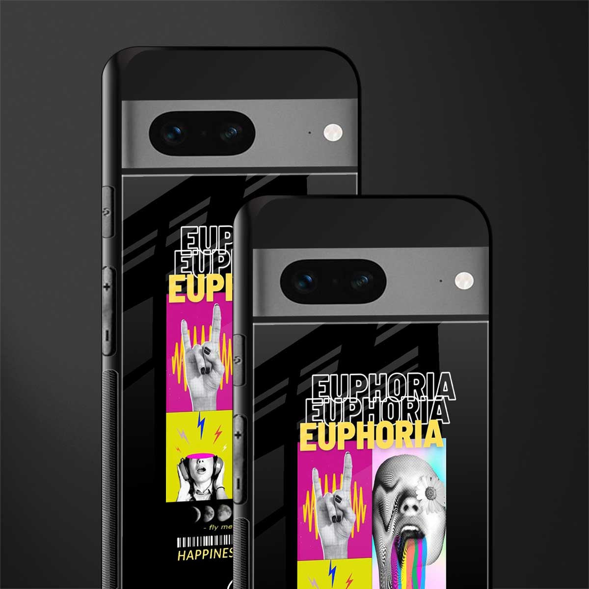 euphoria back phone cover | glass case for google pixel 7