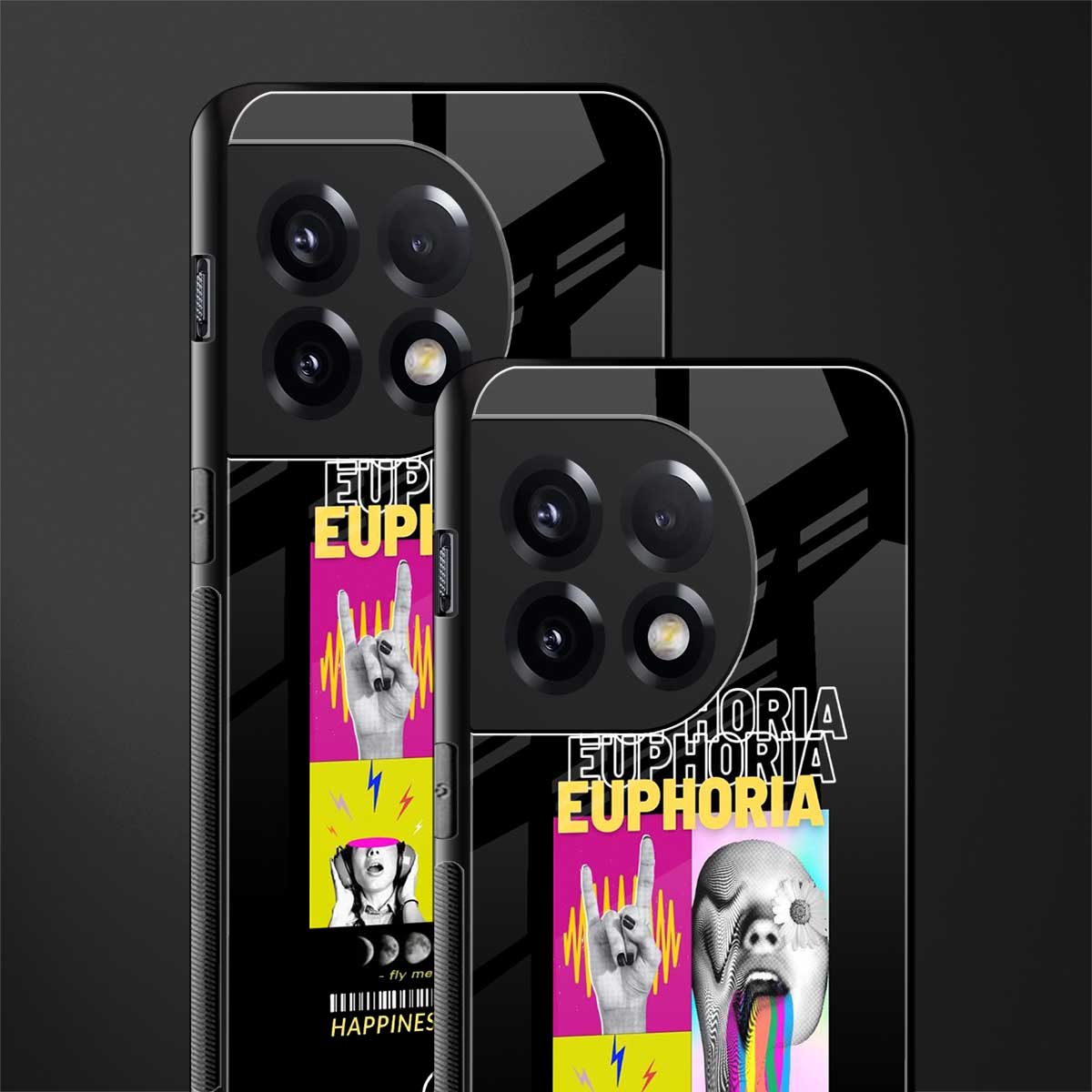 euphoria back phone cover | glass case for oneplus 11r