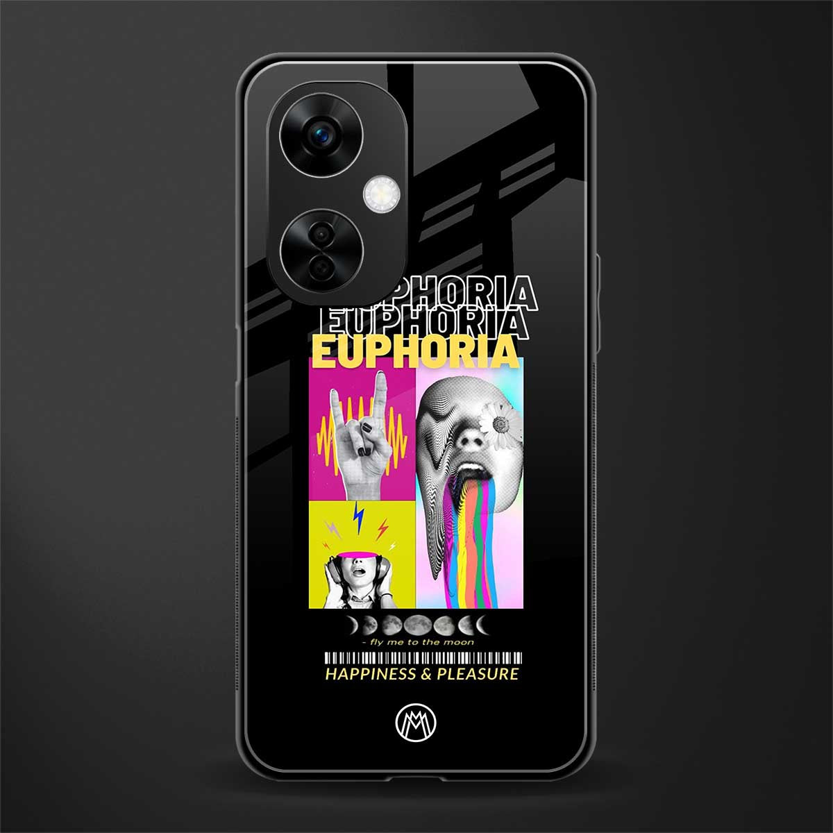 euphoria back phone cover | glass case for oneplus nord ce 3 lite