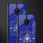 evil eye mandala blue glass case for vivo s1 pro image-2
