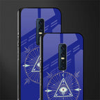 evil eye mandala blue glass case for vivo v17 pro image-2