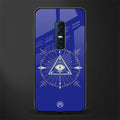 evil eye mandala blue glass case for vivo v17 pro image