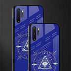 evil eye mandala blue glass case for samsung galaxy note 10 plus image-2