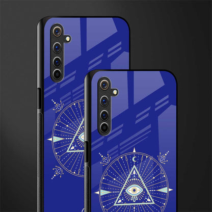 evil eye mandala blue glass case for realme 6 pro image-2