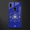 evil eye mandala blue glass case for redmi 7redmi y3 image