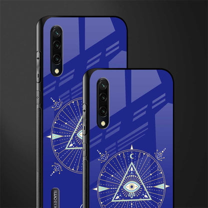 evil eye mandala blue glass case for mi a3 redmi a3 image-2