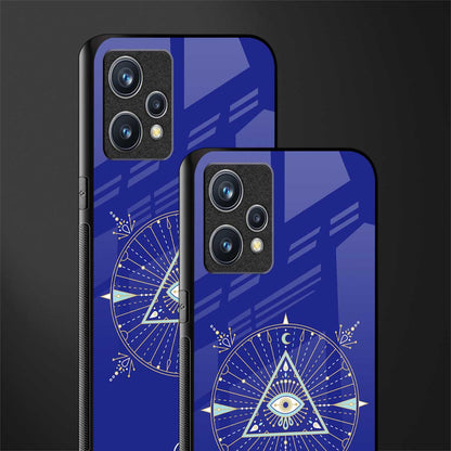 evil eye mandala blue glass case for realme 9 pro plus 5g image-2