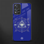evil eye mandala blue glass case for poco m4 pro 5g image
