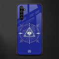 evil eye mandala blue glass case for realme x50 pro image