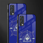 evil eye mandala blue glass case for oneplus nord 2 5g image-2