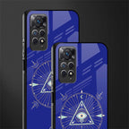 evil eye mandala blue glass case for redmi note 11 pro image-2