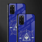 evil eye mandala blue glass case for samsung galaxy s20 plus image-2
