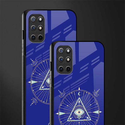 evil eye mandala blue glass case for oneplus 8t image-2