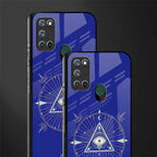 evil eye mandala blue glass case for realme 7i image-2