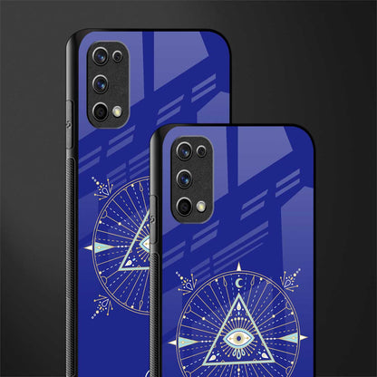 evil eye mandala blue glass case for realme 7 pro image-2