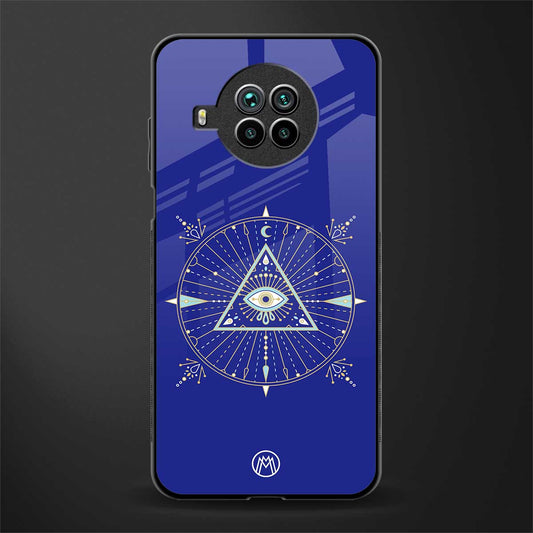 evil eye mandala blue glass case for mi 10i image