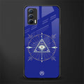 evil eye mandala blue glass case for realme x7 image