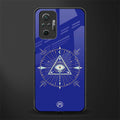 evil eye mandala blue glass case for redmi note 10 pro max image