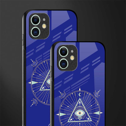 evil eye mandala blue glass case for iphone 12 image-2