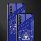 evil eye mandala blue glass case for oneplus nord ce 5g image-2