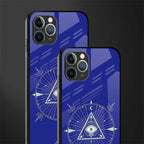 evil eye mandala blue glass case for iphone 11 pro max image-2