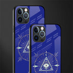 evil eye mandala blue glass case for iphone 12 pro max image-2