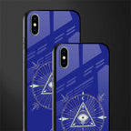 evil eye mandala blue glass case for iphone xs max image-2
