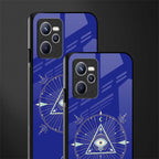 evil eye mandala blue glass case for realme c35 image-2