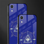 evil eye mandala blue glass case for iphone xr image-2