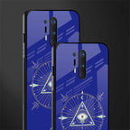 evil eye mandala blue glass case for oneplus 8 pro image-2