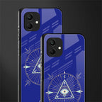 evil eye mandala blue back phone cover | glass case for samsung galaxy a04
