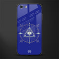 evil eye mandala blue glass case for iphone 6 image