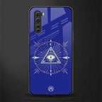 evil eye mandala blue glass case for oneplus nord ac2001 image