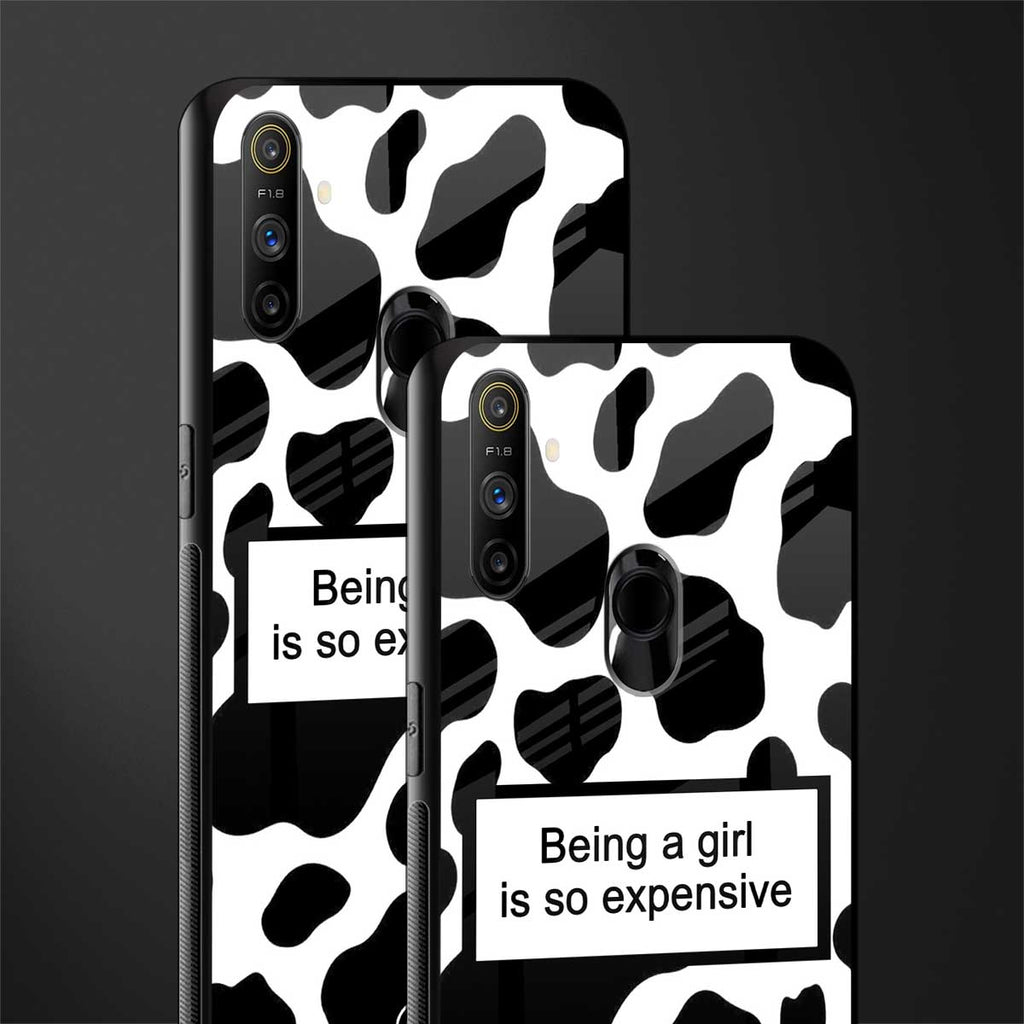 expensive girl glass case for realme narzo 10a image-2