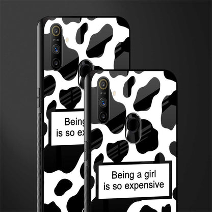 expensive girl glass case for realme narzo 10a image-2