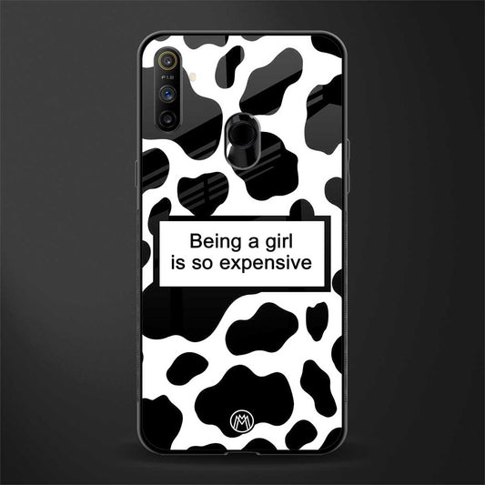 expensive girl glass case for realme narzo 20a image