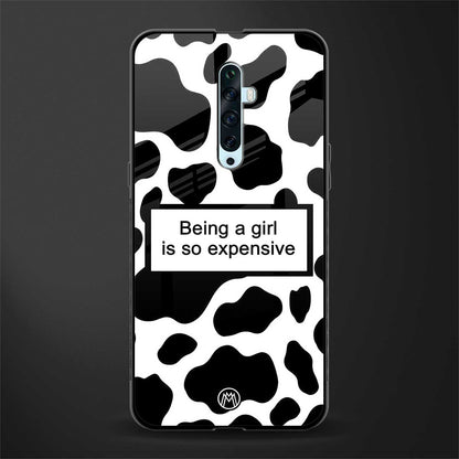 expensive girl glass case for oppo reno 2z image