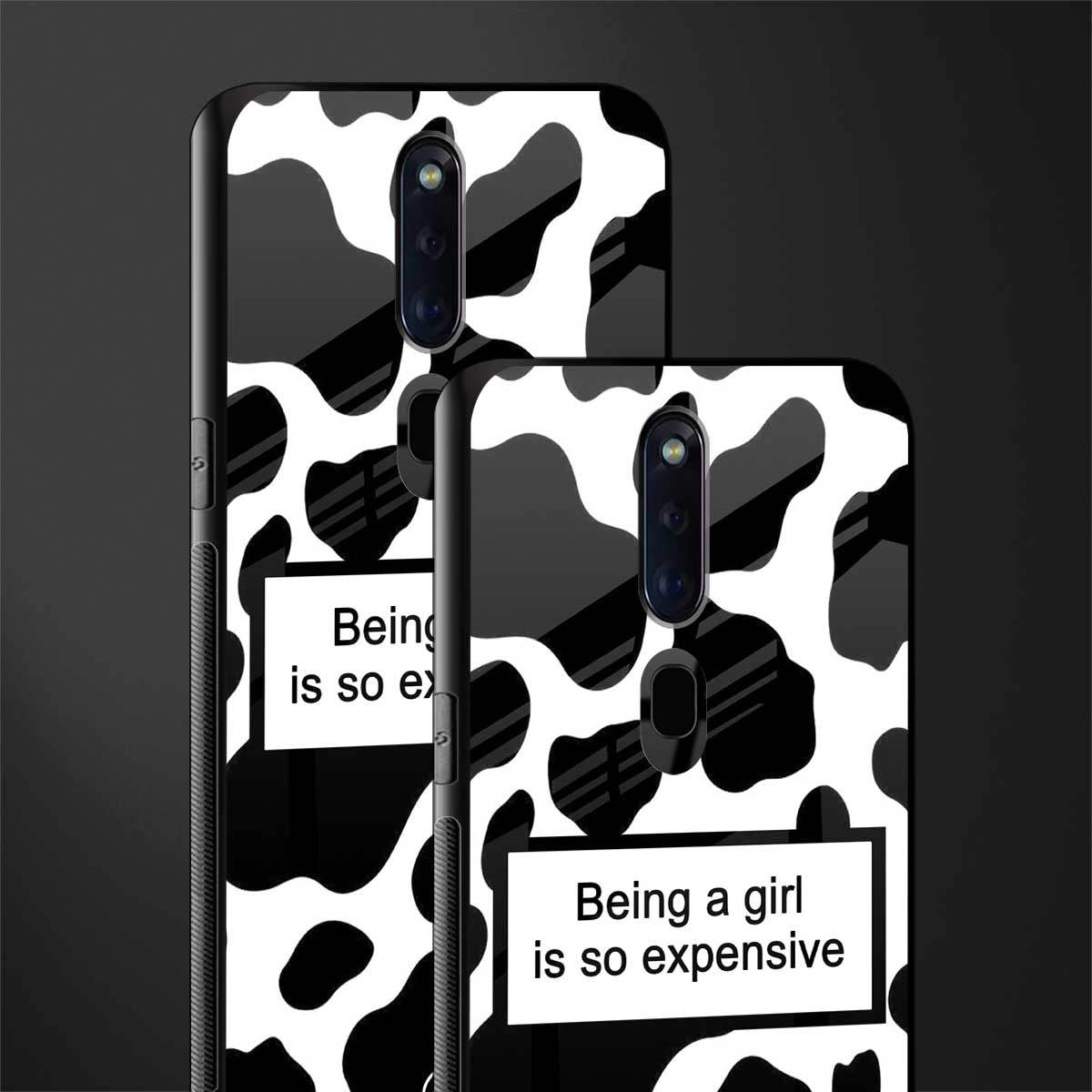 expensive girl glass case for oppo f11 pro image-2