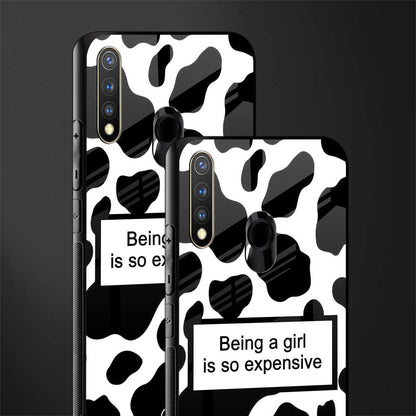 expensive girl glass case for vivo y19 image-2