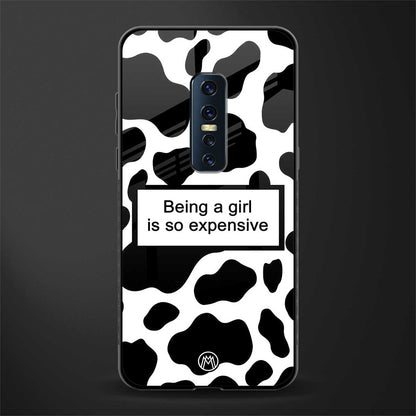 expensive girl glass case for vivo v17 pro image