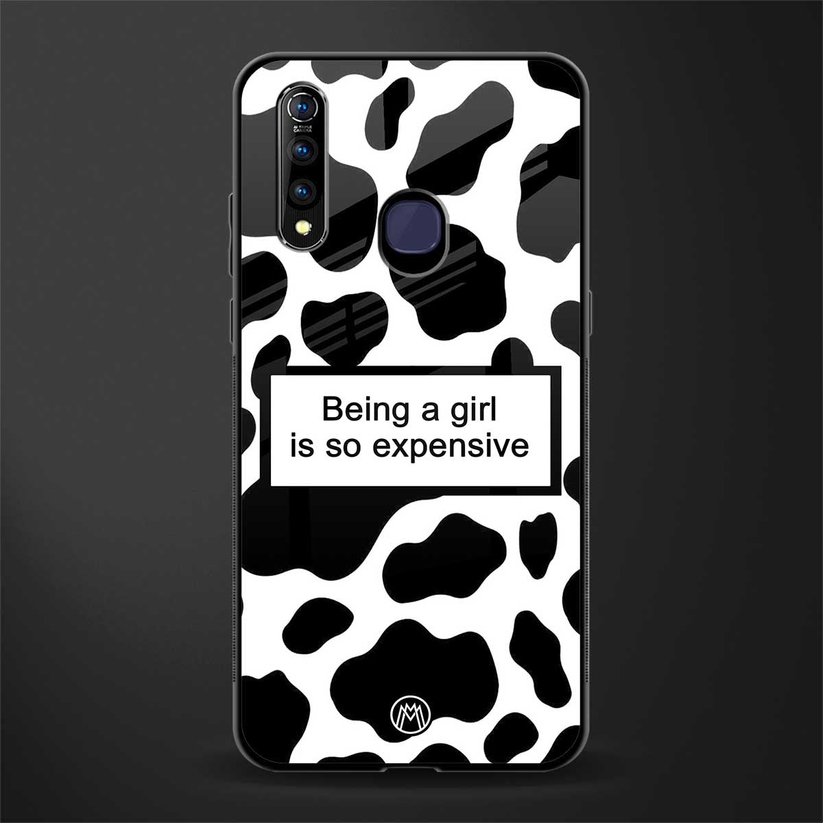expensive girl glass case for vivo z1 pro image
