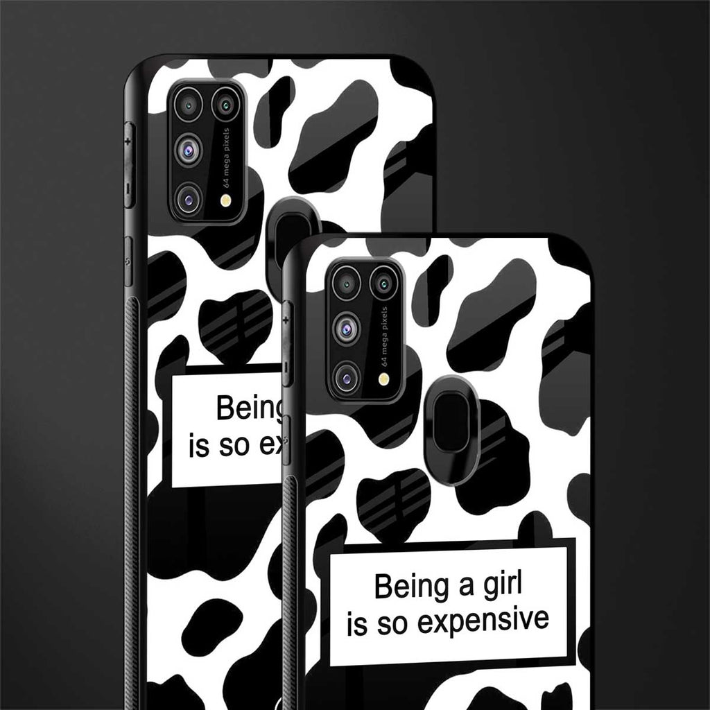 expensive girl glass case for samsung galaxy f41 image-2