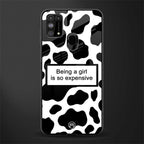 expensive girl glass case for samsung galaxy f41 image