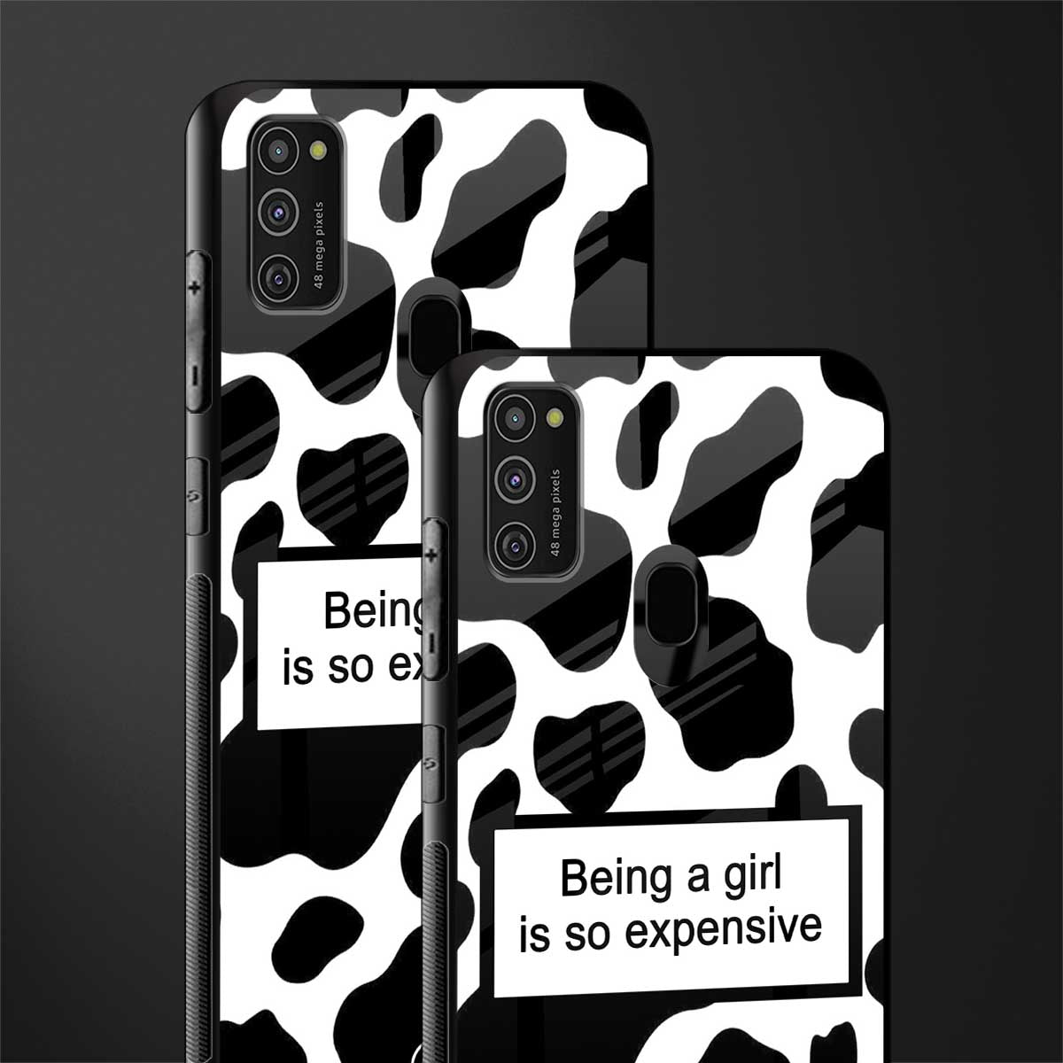 expensive girl glass case for samsung galaxy m21 image-2