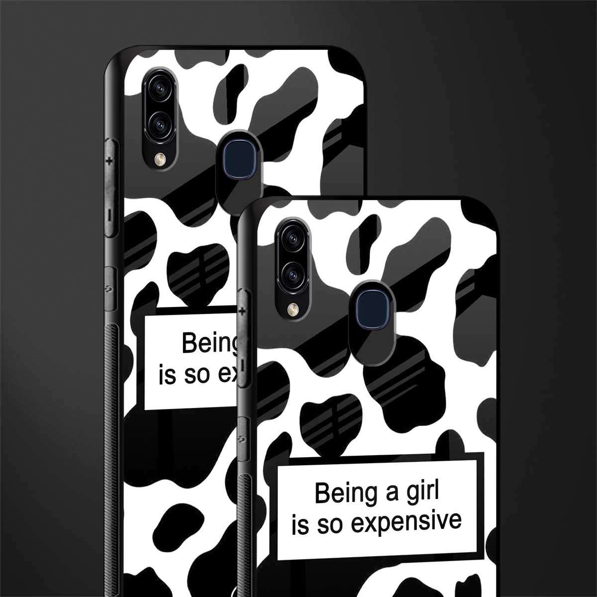 expensive girl glass case for samsung galaxy m10s image-2