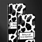 expensive girl glass case for samsung galaxy a70 image-2
