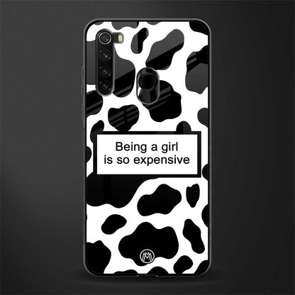 expensive girl glass case for redmi note 8 image