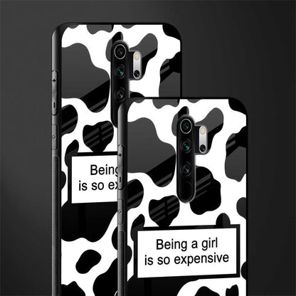 expensive girl glass case for redmi note 8 pro image-2